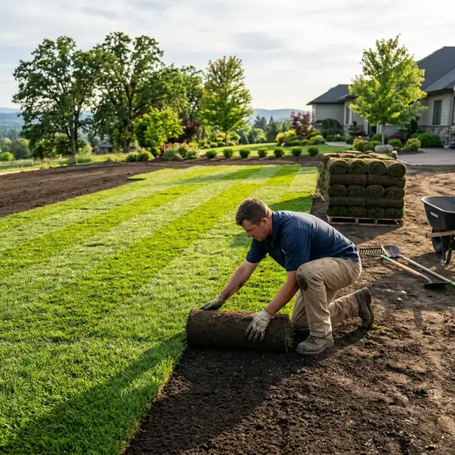 Sod & Grass Seed for landscaping and construction
